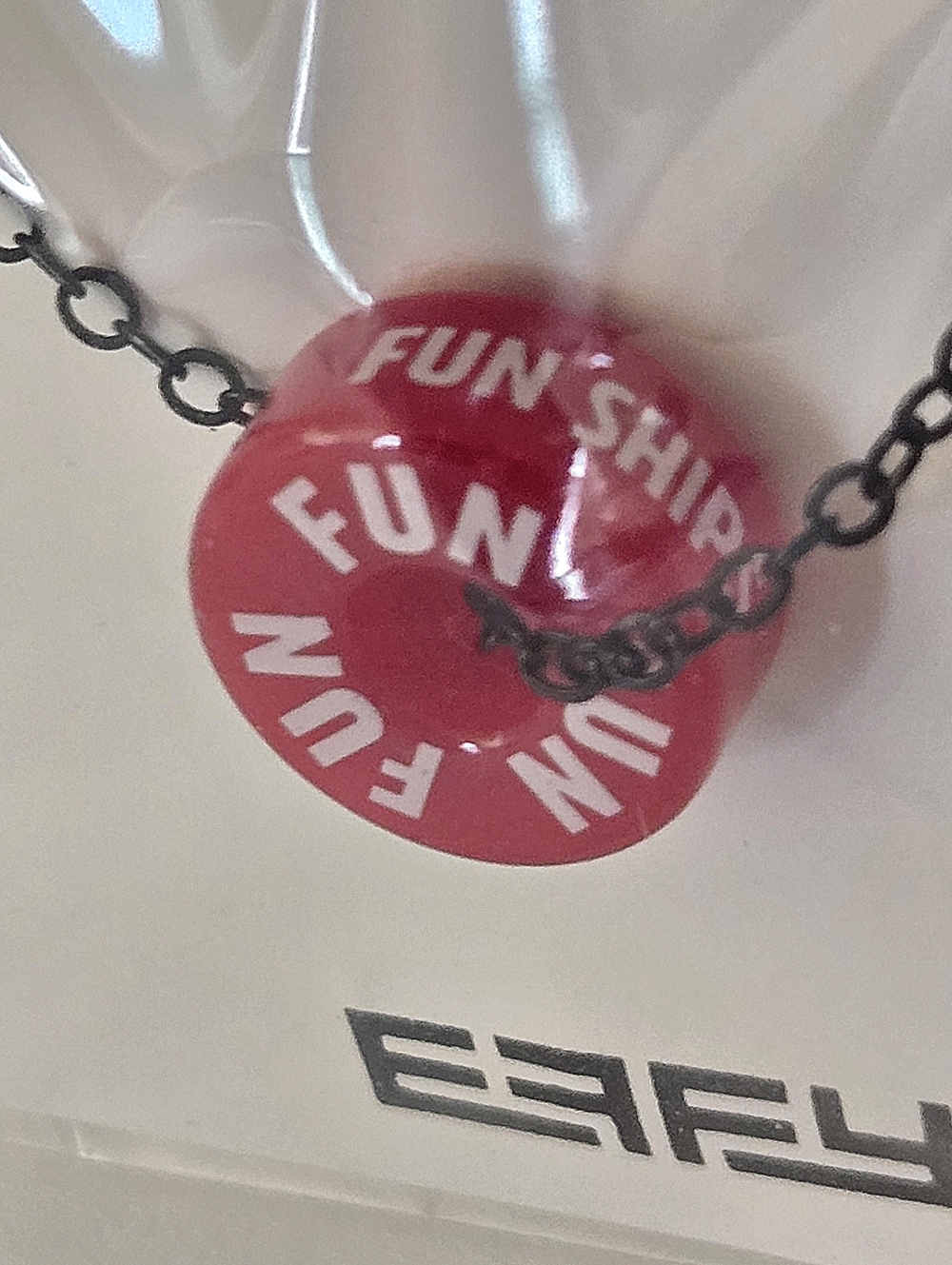 NEW EFFY Carnival Cruise Line FUN Ships Barrel Charm Pendant Souvenir Necklace - Picture 3 of 3